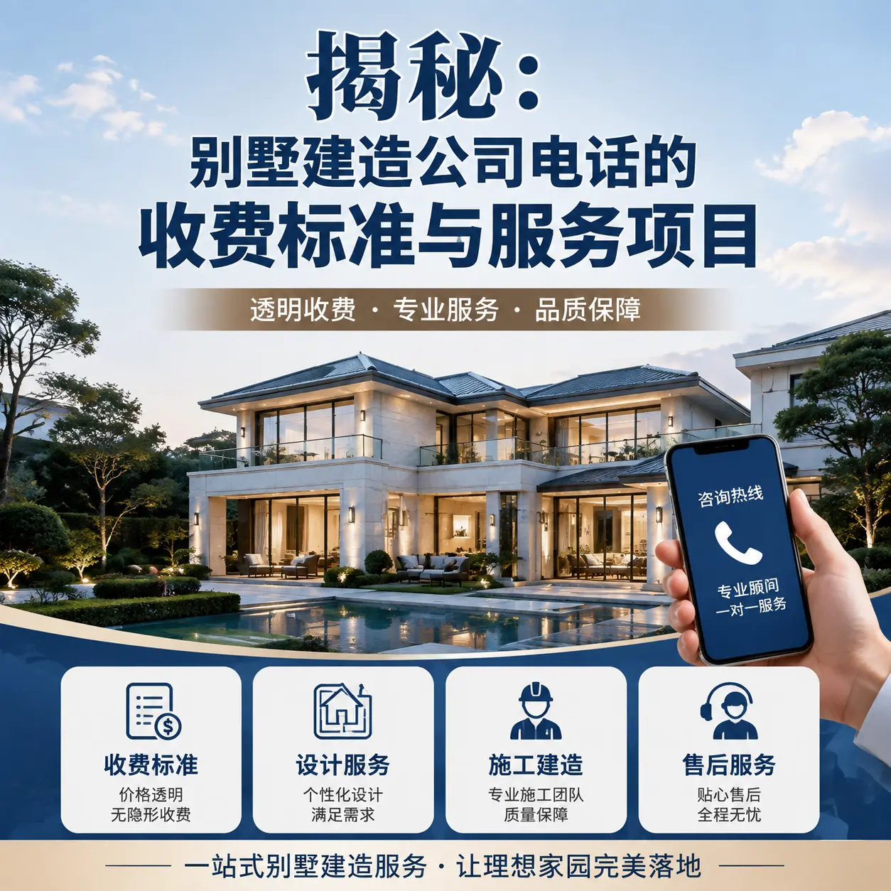 揭秘:普安别墅建造公司电话的收费标准与服务项目