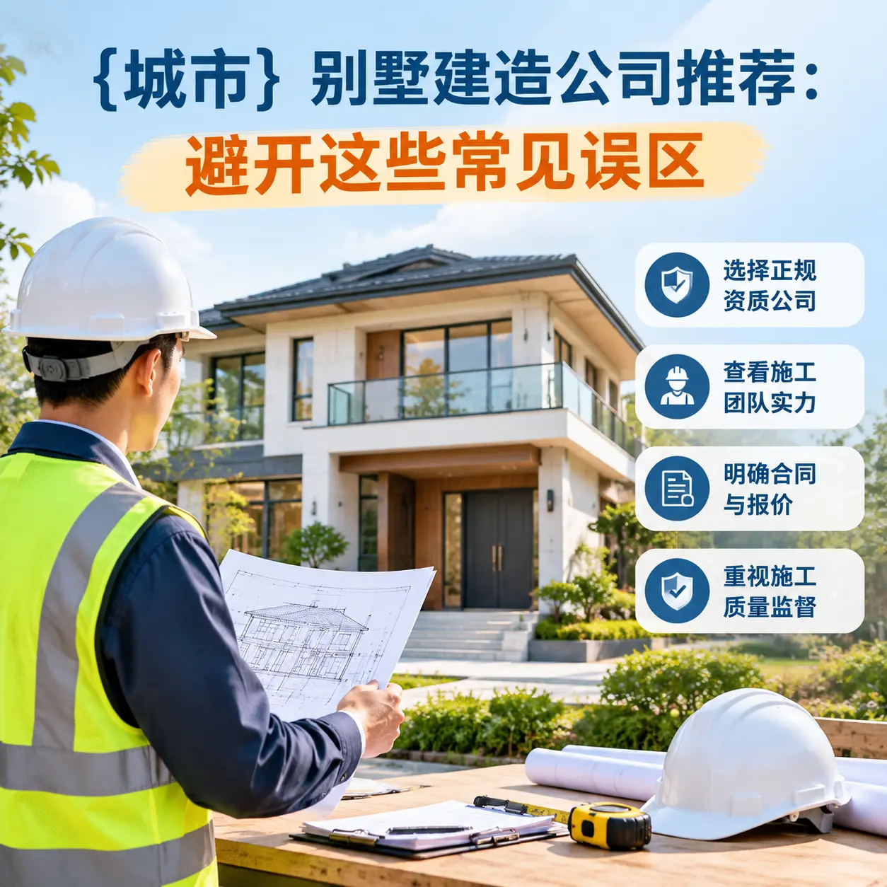 普安 别墅建造公司推荐:避开这些常见误区