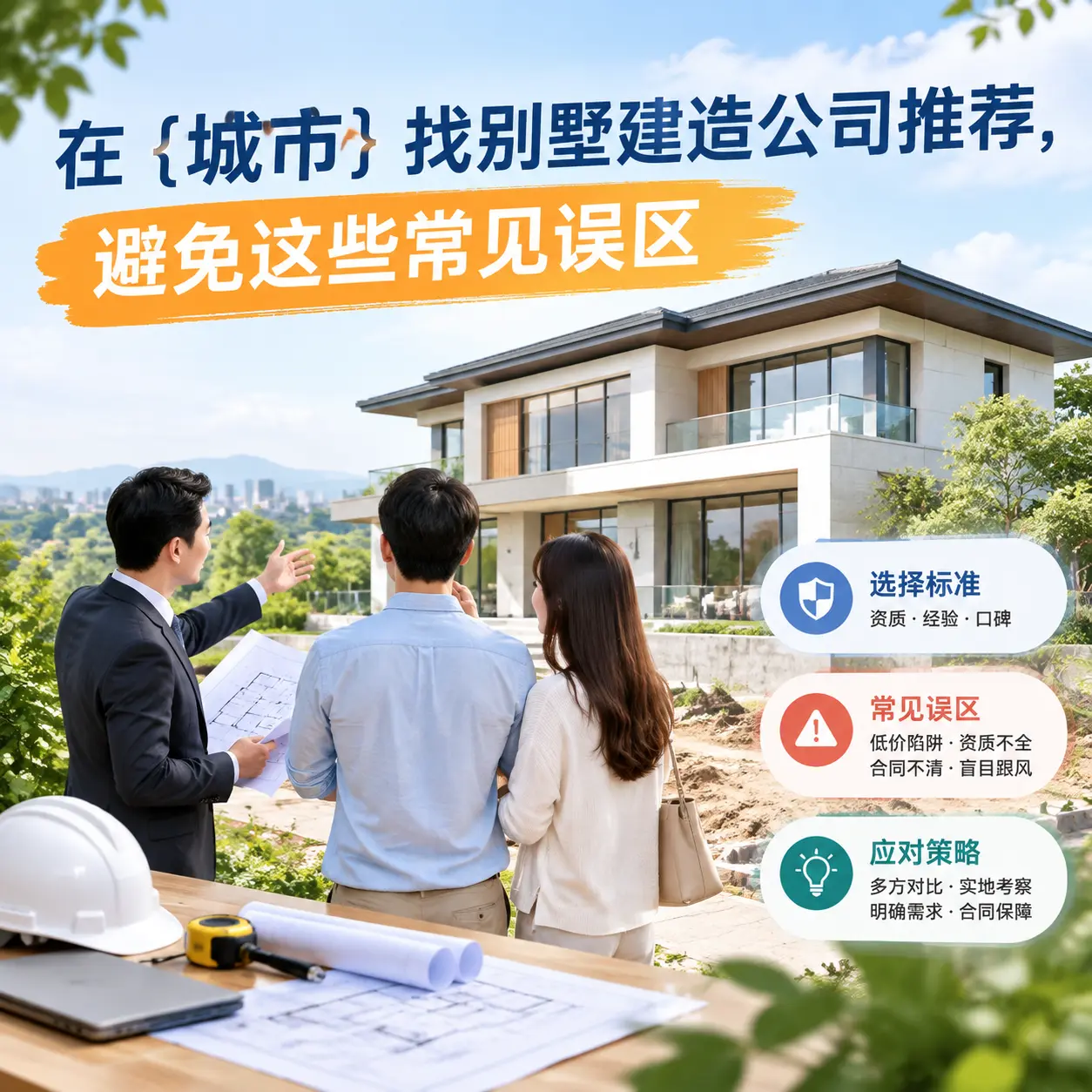 在 普安 找别墅建造公司推荐,避免这些常见误区