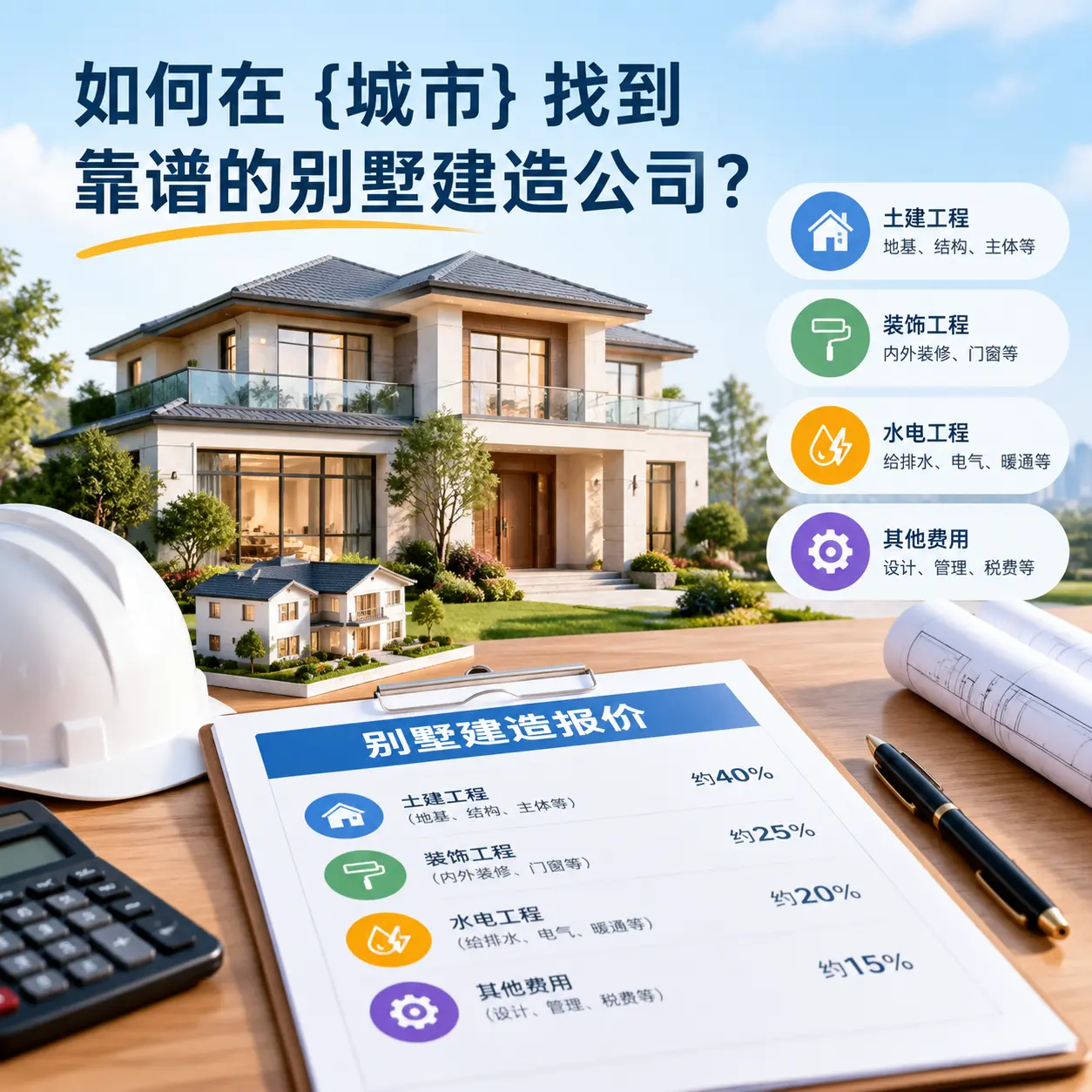 如何在 普安 找到靠谱的别墅建造公司?