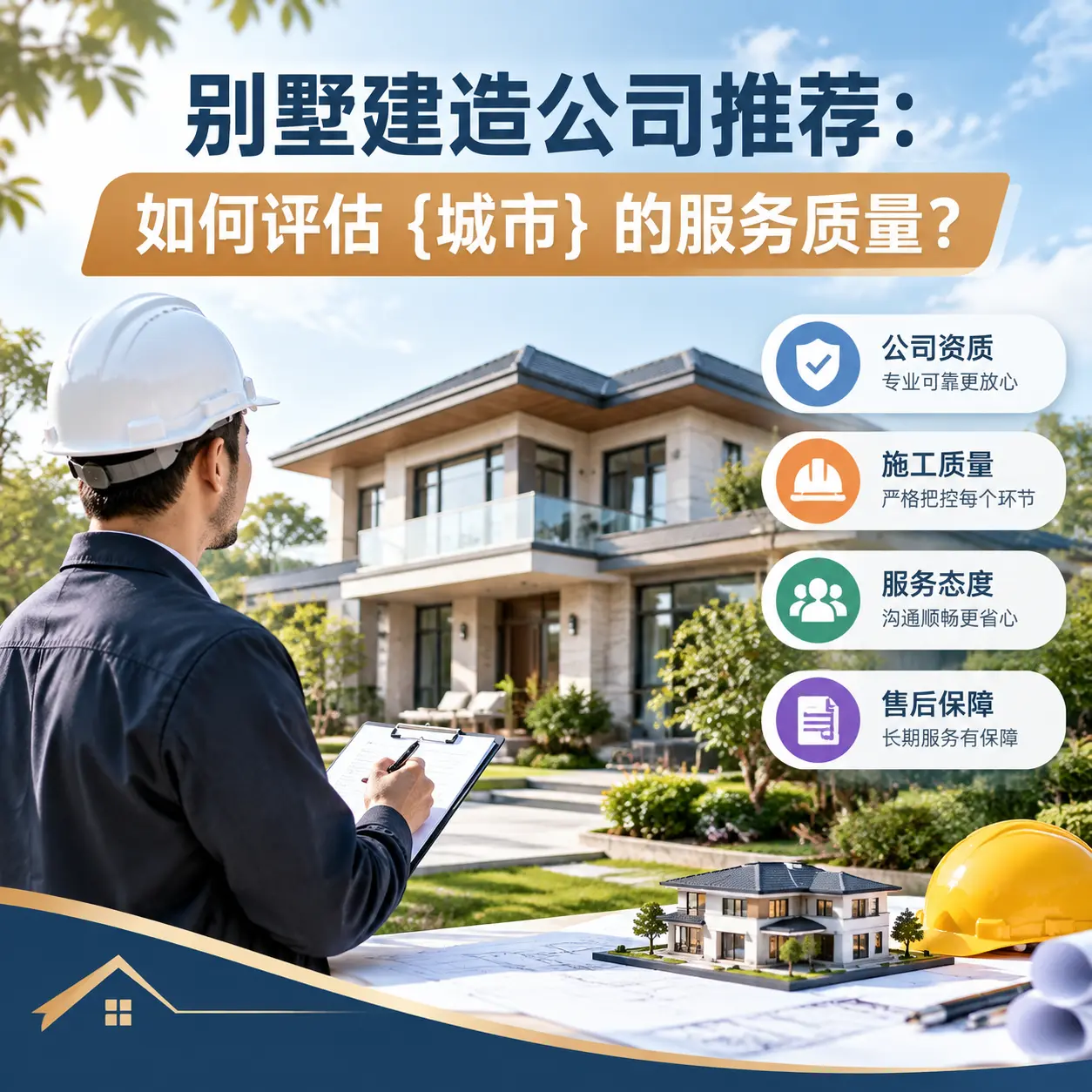 别墅建造公司推荐:如何评估 普安 的服务质量?