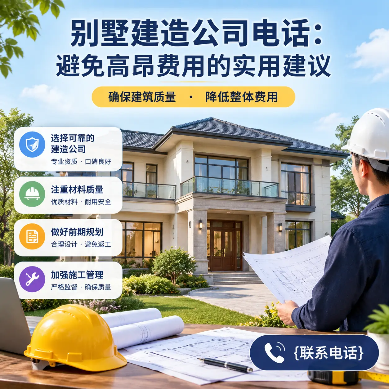 普安别墅建造公司电话:避免高昂费用的实用建议