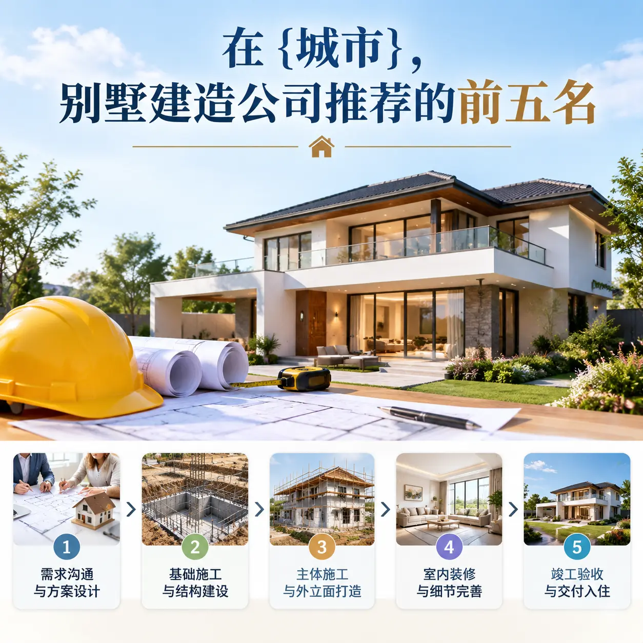 在 普安,别墅建造公司推荐的前五名