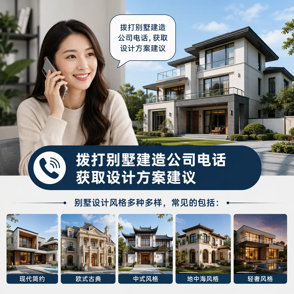 拨打普安别墅建造公司电话，获取设计方案建议