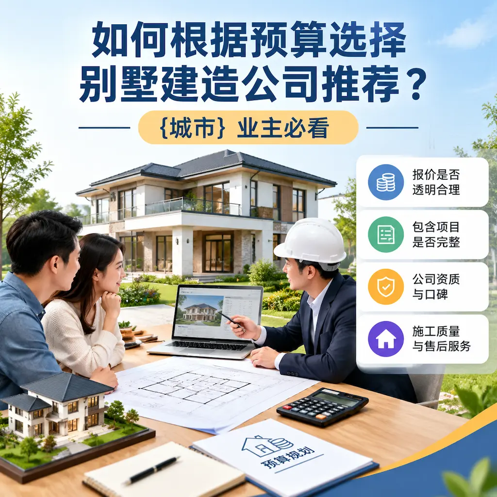 如何根据预算选择别墅建造公司推荐? 普安 业主必看