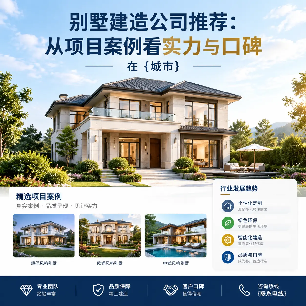 别墅建造公司推荐:从项目案例看实力与口碑在 普安